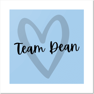 Team Dean- Heart Posters and Art